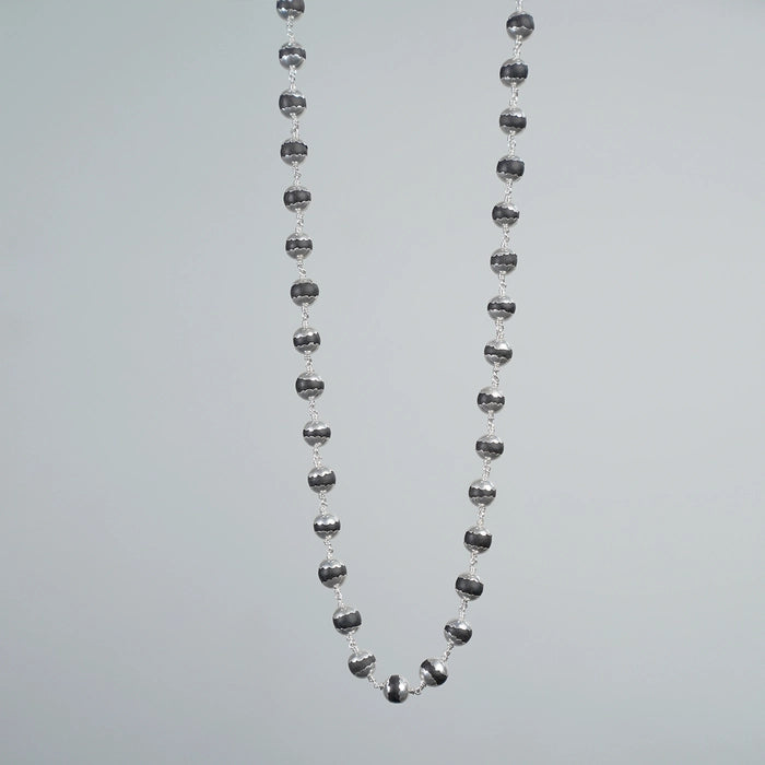 Original silver Karingali Mala (8mm) 63 (BEADS) WITHCUP