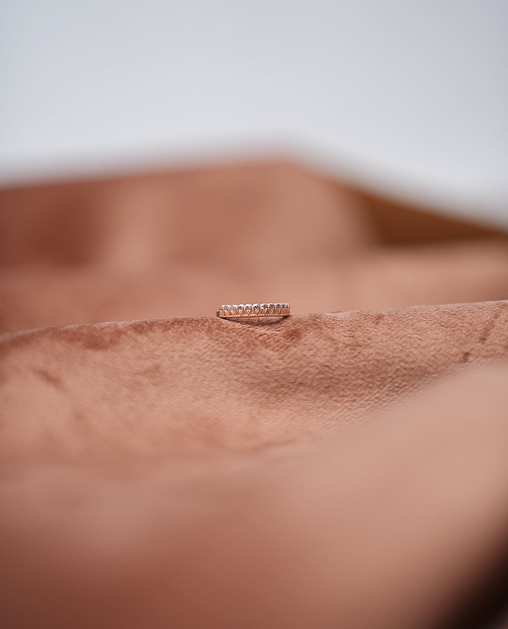 Ladies Rose Silver Ring