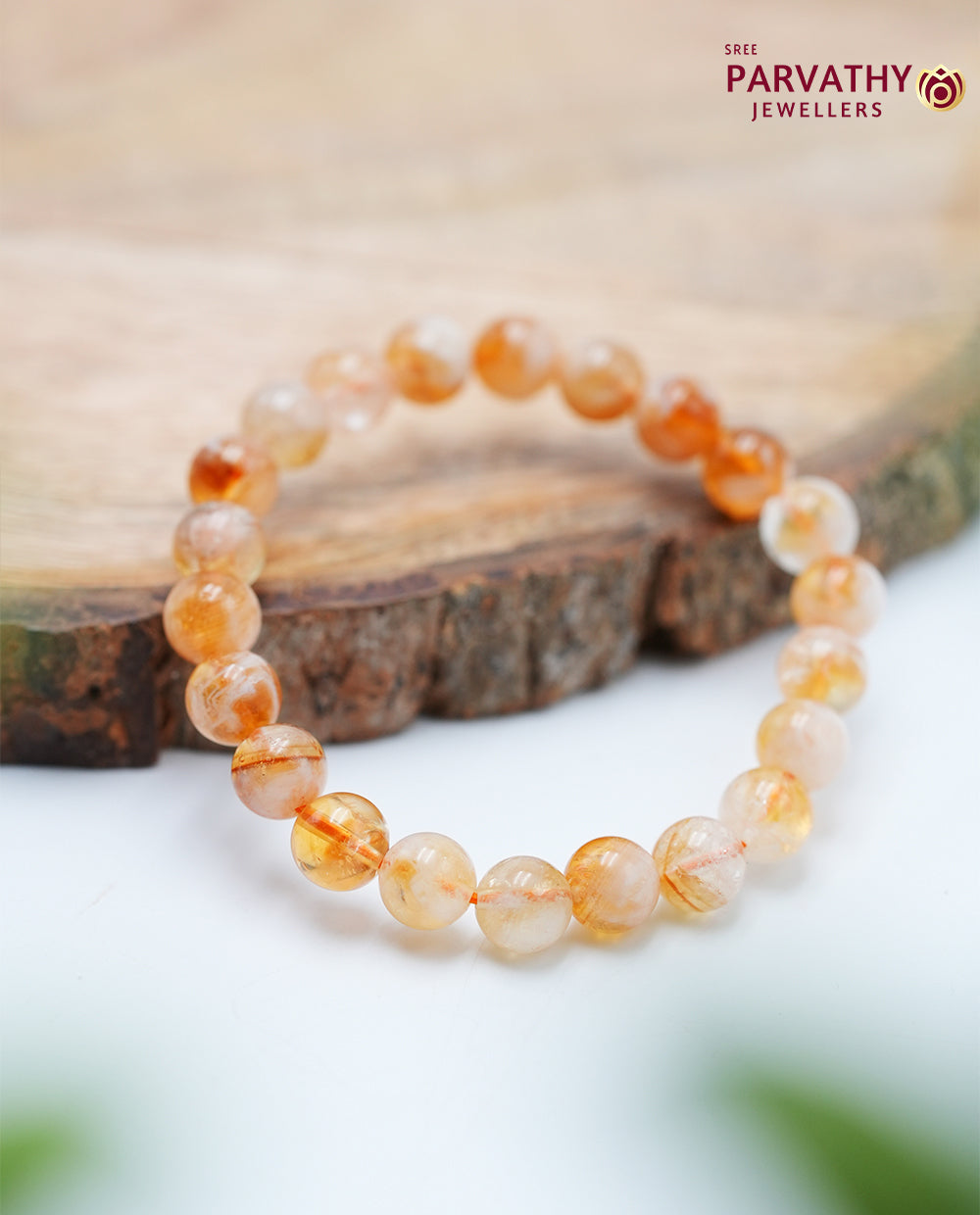 Citrine Crystal Bracelet-Positivity,Abundance