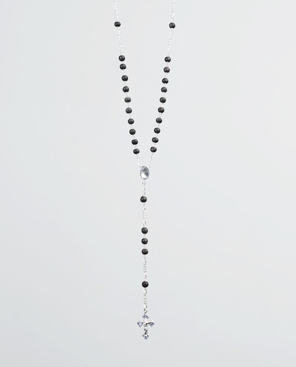 Original Silver Karungali Kontha Mala 6mm (WITHOUT CUP) CERTIFIED