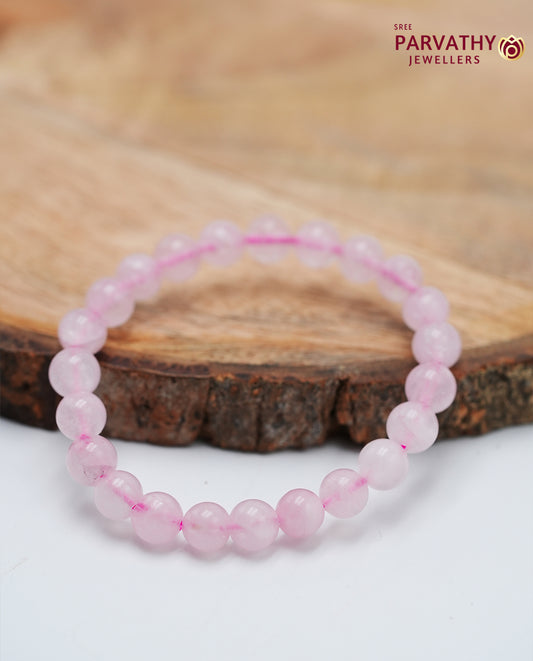 Rose Quartz Crystal Bracelet-Self love,Compassion