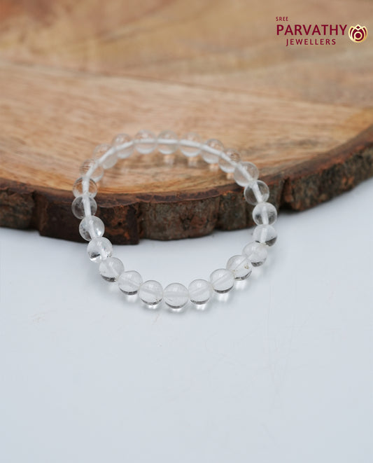 Clear Quartz Crystal Bracelet -Healing,Energy Amplification