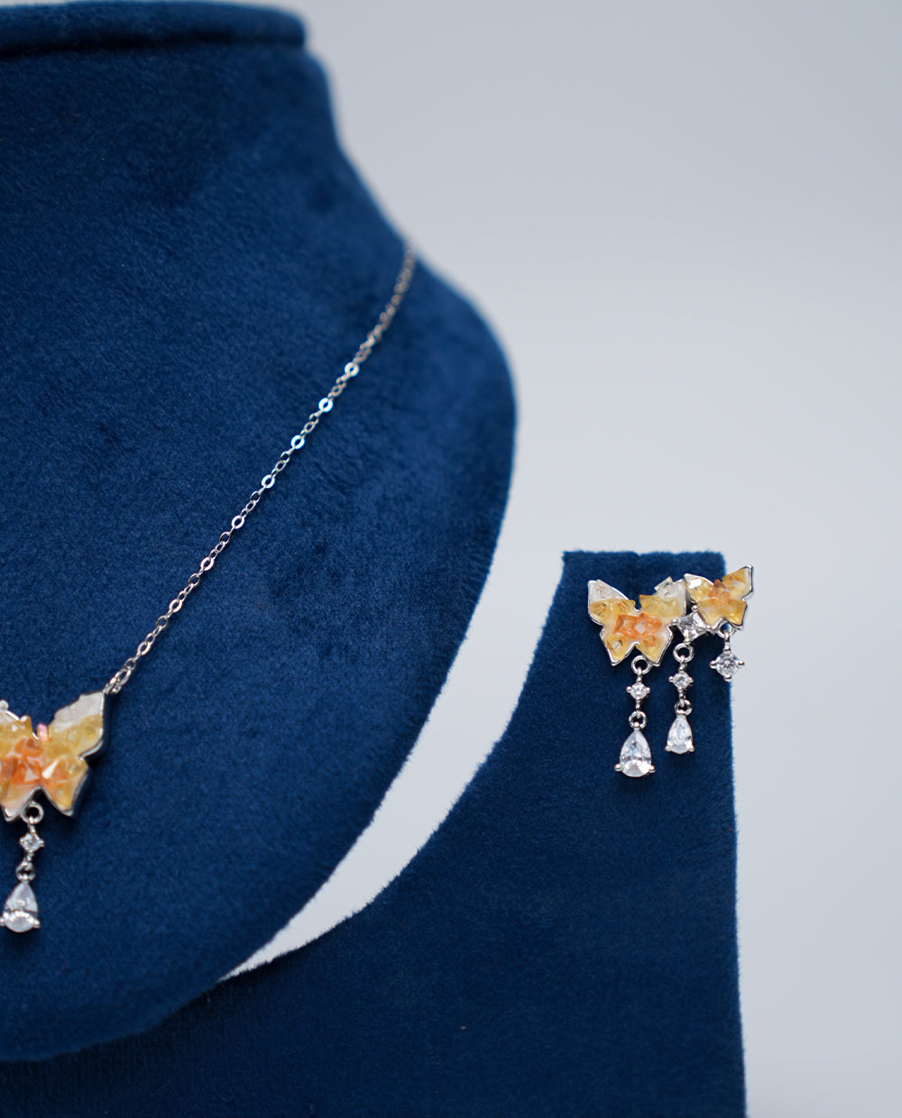 Silver Butterfly Necklace