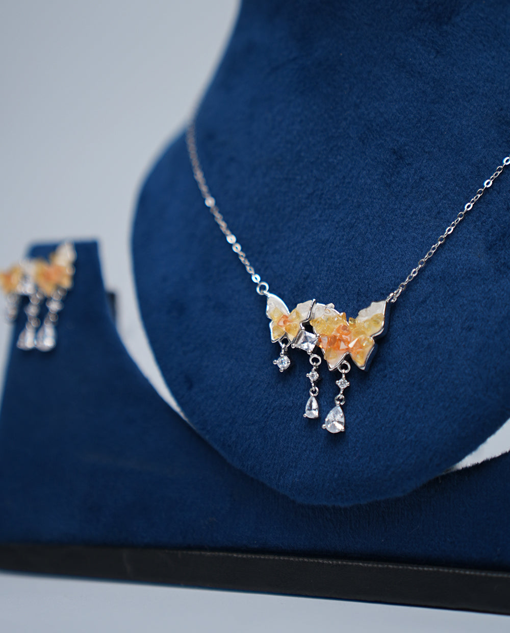 Silver Butterfly Necklace
