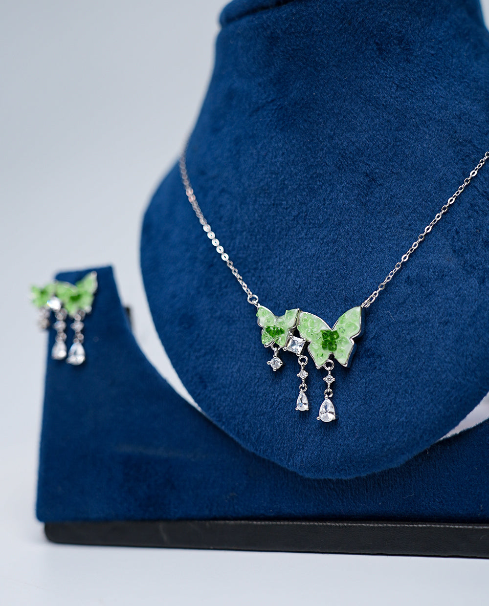 Silver Butterfly Necklace