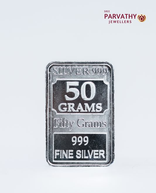 50 Gram Silver Bar
