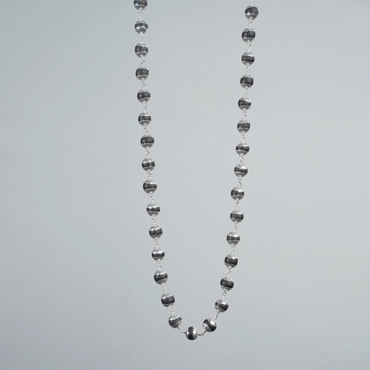 Orginal Silver Karingali Mala 8mm 72 BEADS WITHCUP