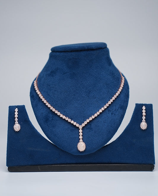 Rose Silver Necklace-925 Silver