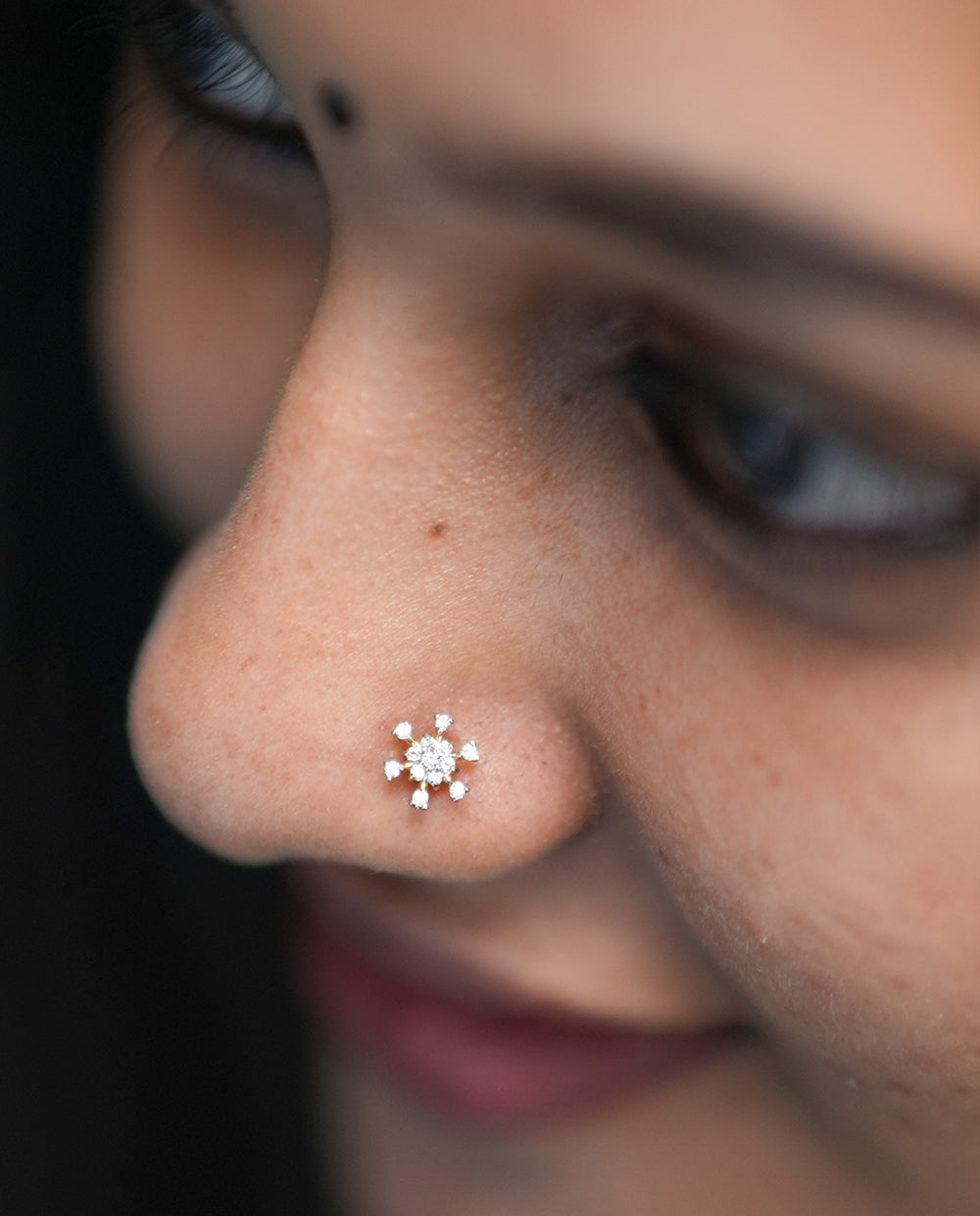 Grace Diamond Nosepins-18K