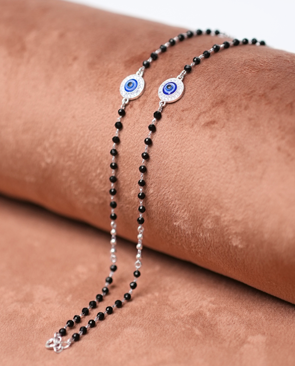 Silver Evil Eye Anklets -925 Silver