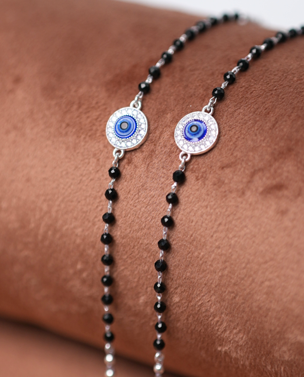 Silver Evil Eye Anklets -925 Silver