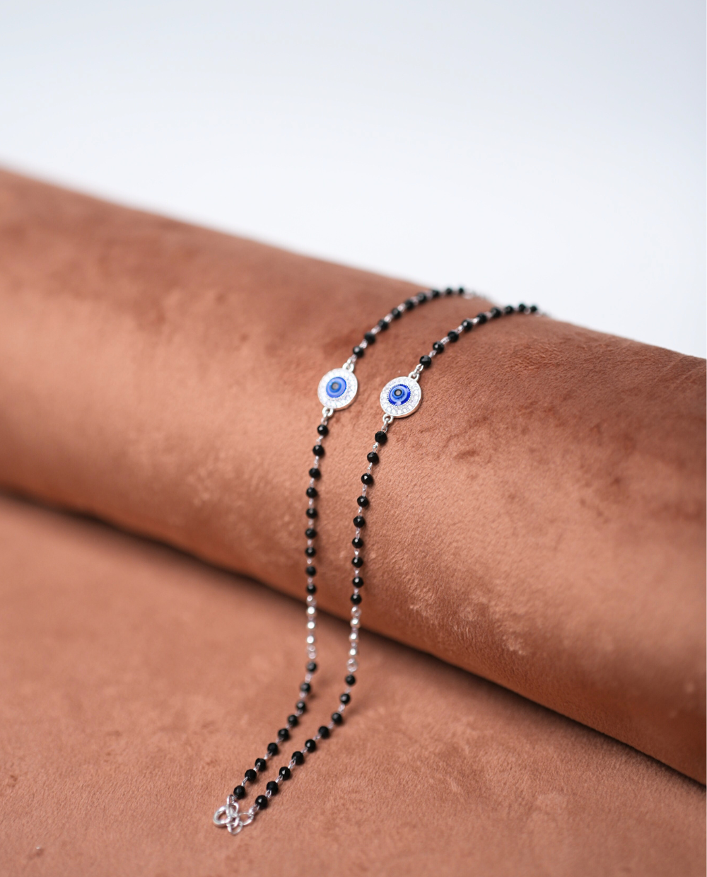 Silver Evil Eye Anklets -925 Silver