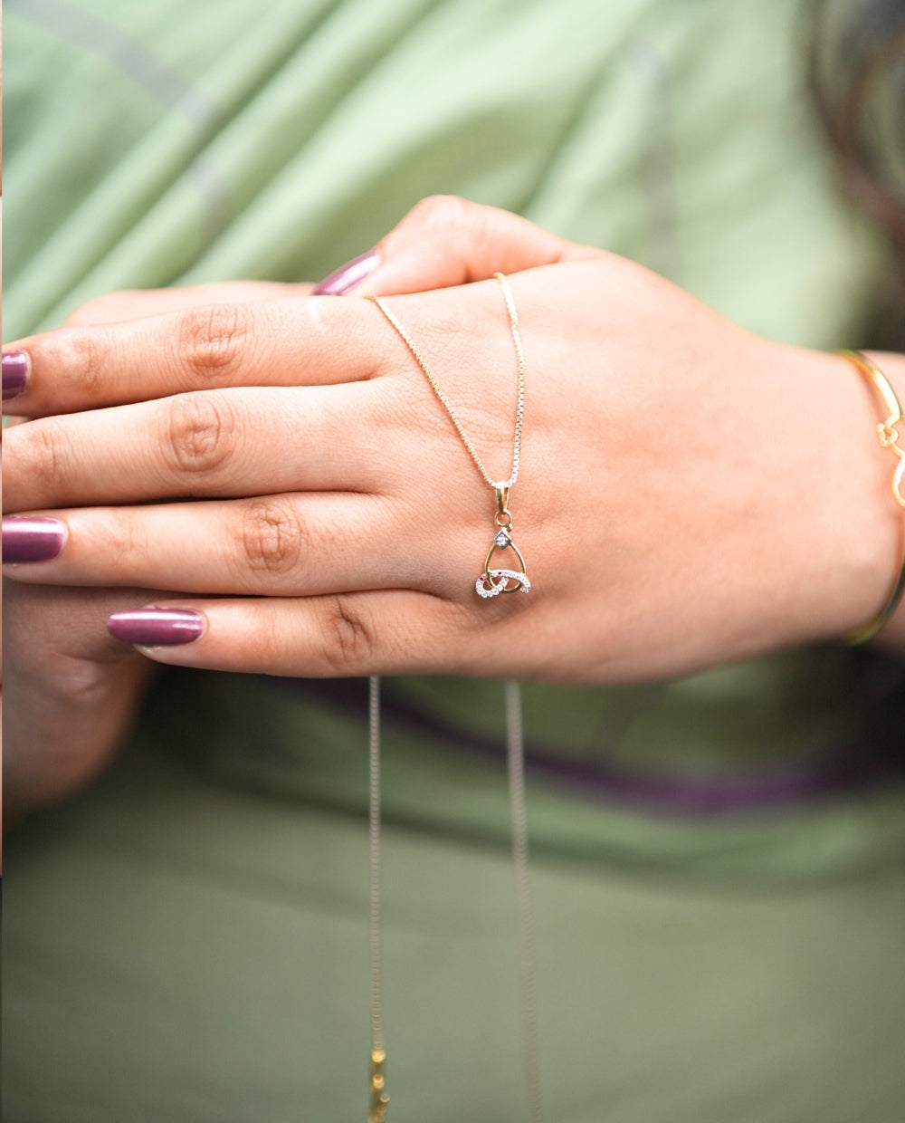 Diamond Pendant For Ladies