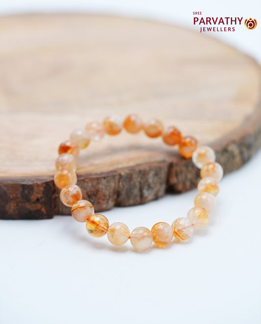 Citrine Crystal Bracelet-Positivity,Abundance
