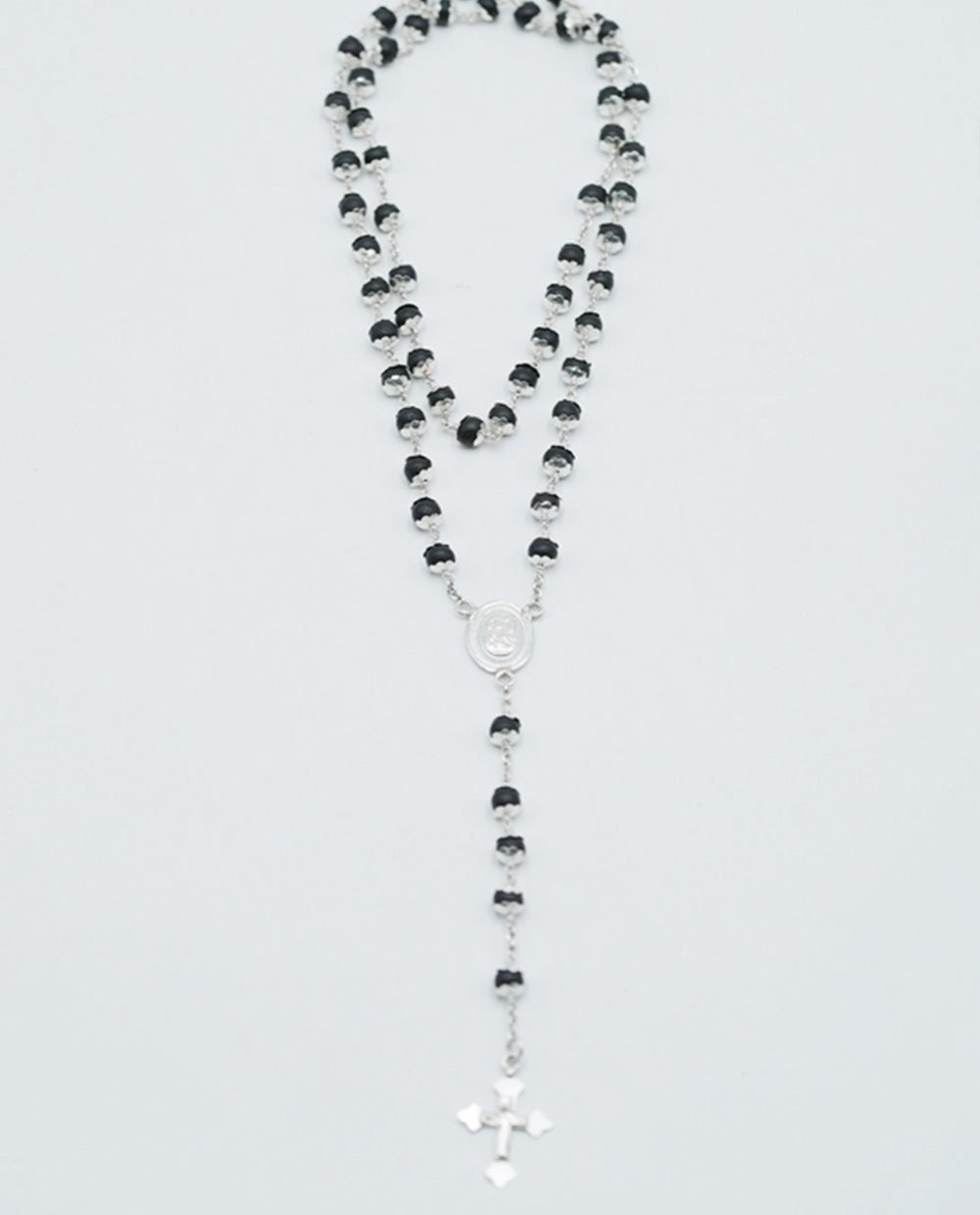 Original Silver Karungali Kontha Mala ( 7MM) (WITH CUP)-certified