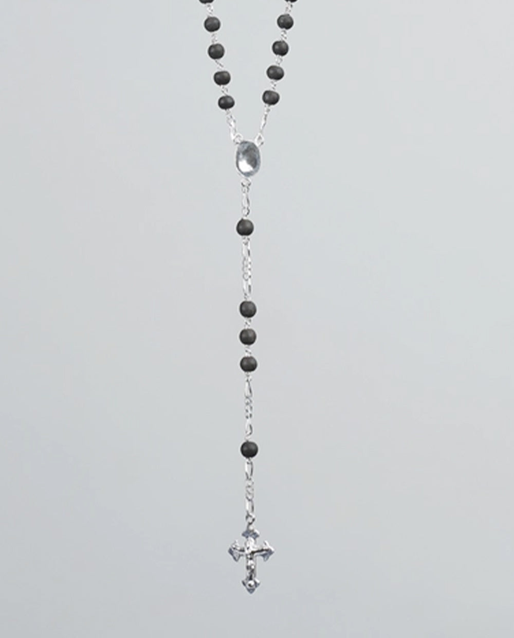 Original Silver Karungali Kontha Mala 6mm (WITHOUT CUP) CERTIFIED