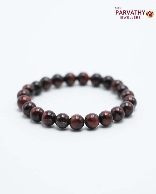 Red Tiger Eye Crystal Bracelet-Strength,confidence