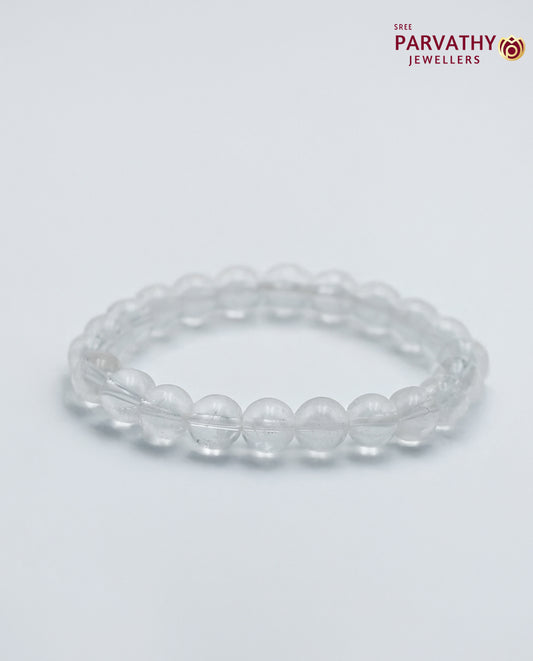 Clear Quartz Crystal Bracelet -Healing,Energy Amplification